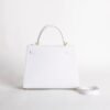 Women’s Tote Bag Kelly Seller 25CM Epsom Leather 01 Blanc Gold Hardware
