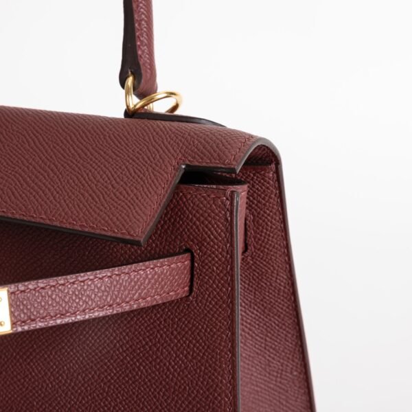 USA Los Angeles Kelly Seller 25CM Epsom Leather CC55 Rouge H Gold Hardware