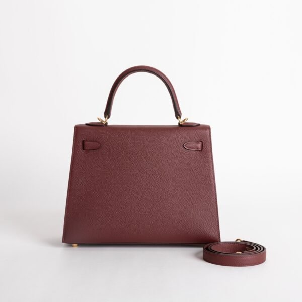 USA Los Angeles Kelly Seller 25CM Epsom Leather CC55 Rouge H Gold Hardware