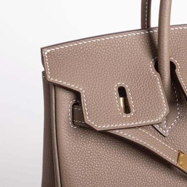 wsxc1735232535890_4 Luxury Handbag Birkin 25CM Togo Leather CC18 Etoupe Gold Hardware