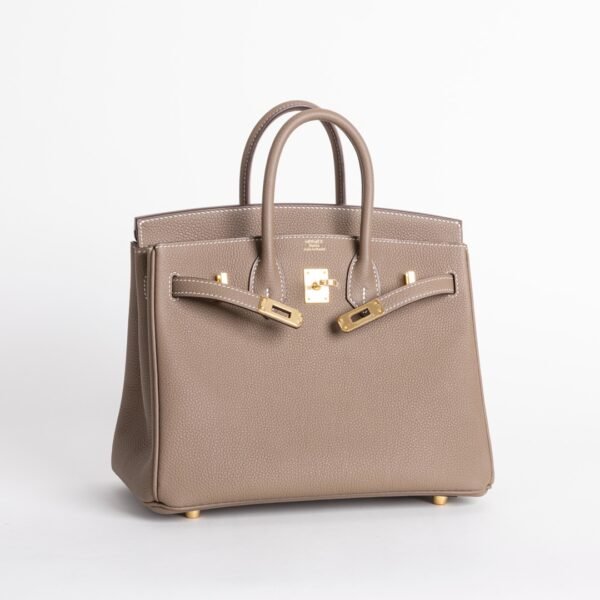 wsxc1735232535890_5 Luxury Handbag Birkin 25CM Togo Leather CC18 Etoupe Gold Hardware