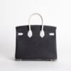 Special Order Birkin 25CM Togo Leather Black / White Brush Gold Hardware