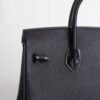 wsxc1735830751779_2 Full Handmade Hermes Birkin Touch 25CM CK89 Noir Togo / Lizard Leather Silver Hardware