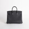 Full Handmade Togo / Matte Crocodile Birkin Touch 25CM CK89 Noir Gold Hardware