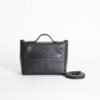 Australia Sydney Kelly 2424 Mini CK89 Noir Evercolor/ Swift Leather Silver Hardware