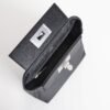 Australia Sydney Kelly 2424 Mini CK89 Noir Evercolor/ Swift Leather Silver Hardware