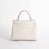 wsxc1736526298151_1-scaled-1 Luxury Handbag Matte Alligator Crocodile Kelly 25CM 8L Beton Silver Hardware