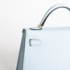 Hermes Bag Price Mini Kelly 19CM Epsom Leather T0 Blue Brume Gold Hardware
