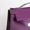 Canada Toronto Hermes Swift Leather Kelly Pochette 22cm P9 Anemone Silver Hardware