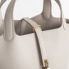 wsxc1740065328091_2 Canada Toroto Picotin Lock 18CM Clemence Leather 8L Beton Gold Hardware