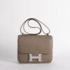 Hermes Bag Price Constance 24CM Epsom Leather CK18 Etoupe Silver Hardware